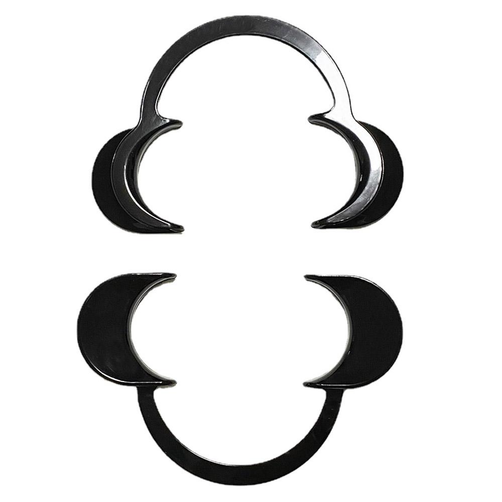 10 sztuk Dentalny Rozpierak Policzkowy Typu C Rozpieraki Warg Biały/Czarny Otwieracz Jamy Ustnej Rozszerzacze Policzkowe Wybielanie Zębów