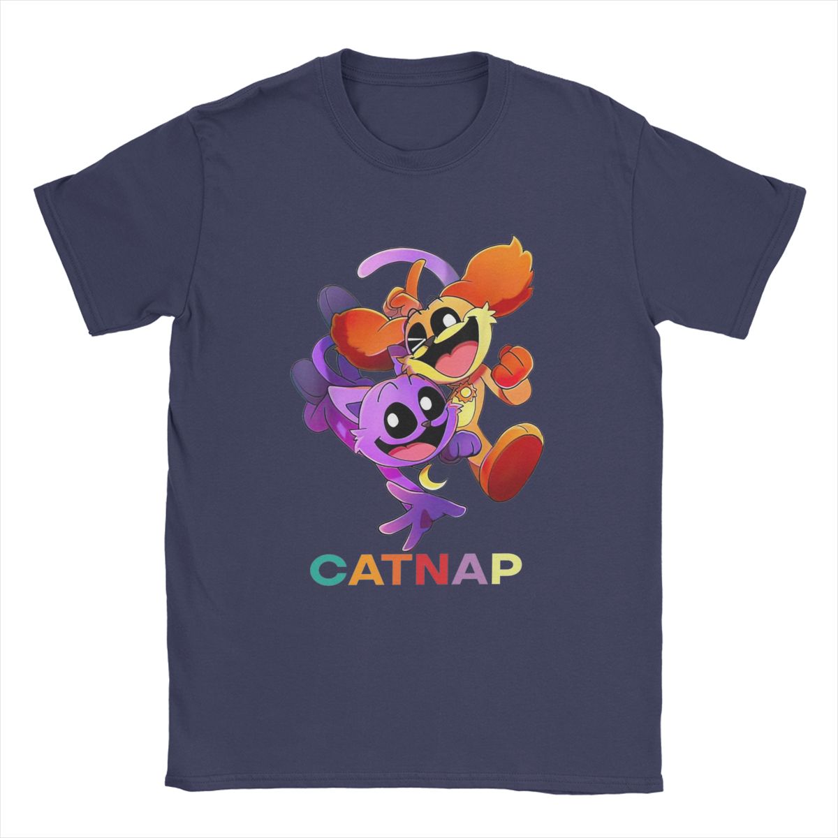 

Дитячі футболки для хлопчиків та дівчаток Smiling Critters Catnap Dogday, Мультяшні для гри, 100% Бавовна, Смішні, З коротким рукавом, З круглим вирізом, Футболка в подарунок M
