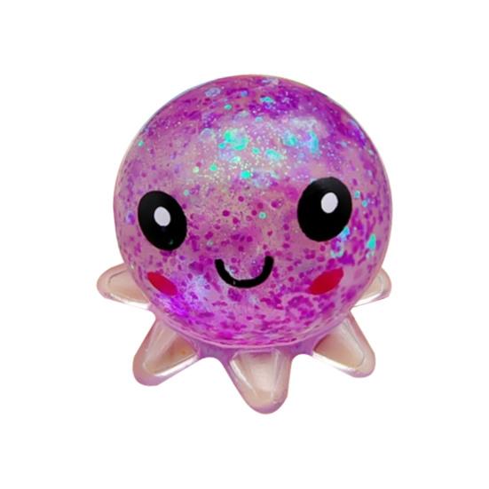 Glitzerndes Tier-Quetschspielzeug Stressabbau Salamander Kaninchen Bär Oktopus Capybara Sensorisches Spielzeug Dekompression Klarer Stressball Fidget-Spielzeug