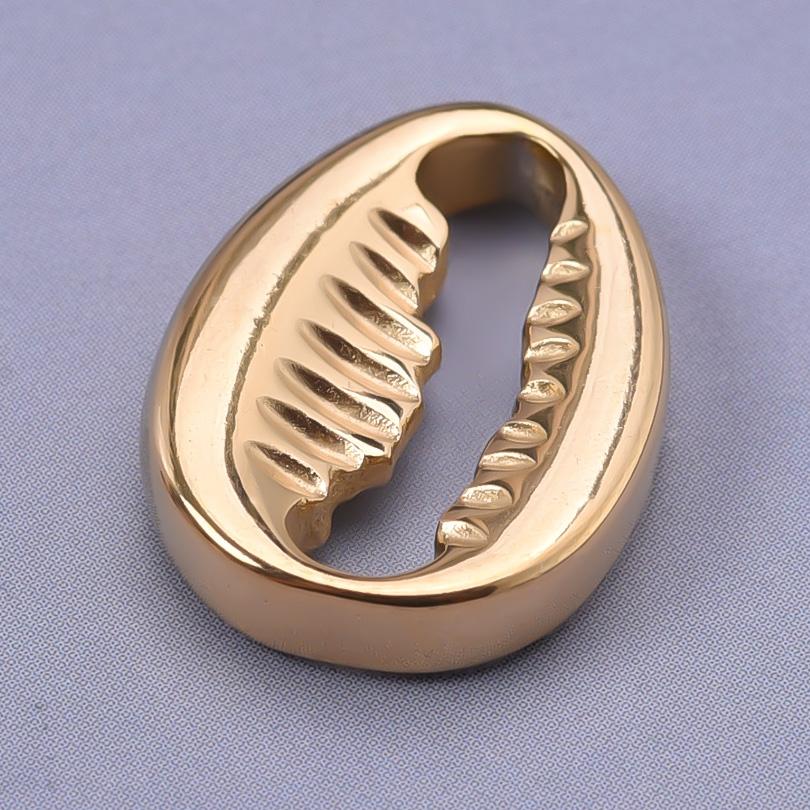 6pcs Ocean Series Sea Wave Fish Tail Shell Pendant Animal Octopus Elephant Stainless Steel Charms For Jewelry Making Accessories