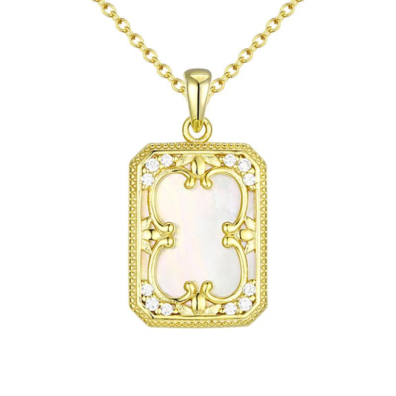 

Design Xiaohongshu lettering pet pattern pendant S925 sterling silver accessories necklace 925 silver