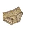 Pure Cotton Women's Leopard Print Lace Bow Mid-Waist Panties - Breathable Triangle Underwear 2025