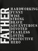 Fathers Day Print Tee  Mens Short Sleeve Casual T Shirt for Summer  Comfortable Breathable and Stylish Gift for Dads