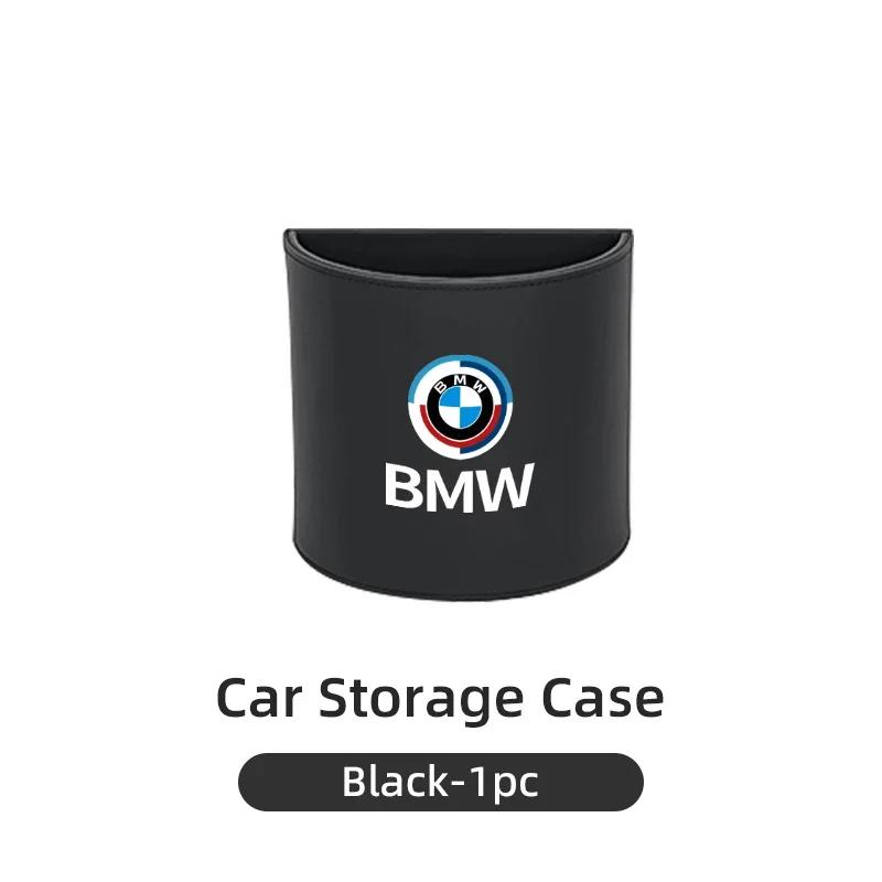 

New Car Trash Can Seatback Leather Organiser Trash Storage Accessories Interior For BMW X3 X5 M5 M3 E46 E90 E60 F10 E39 F30