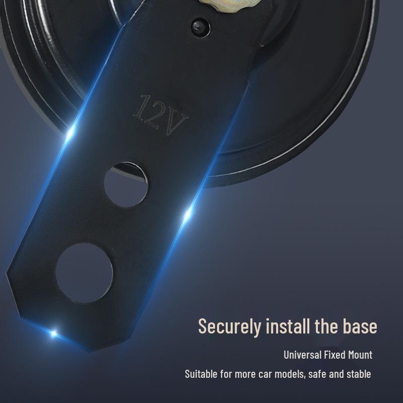 Universal Electric Car Horn: Waterproof, Loud, Suitable for Motorcycles & Tricycles