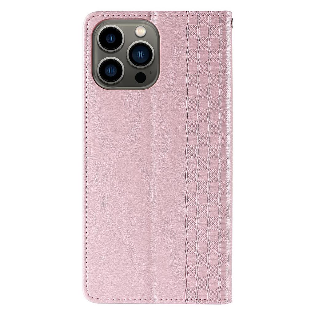 Galaxy S23+ Rose Flip Wallet Case with Magnetic Strap & Lanyard