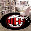 1pc Football Team (7) Print Round Carpet Chair Round Carpet Suitable for Bedroom Living Room Home Decorative Carpet