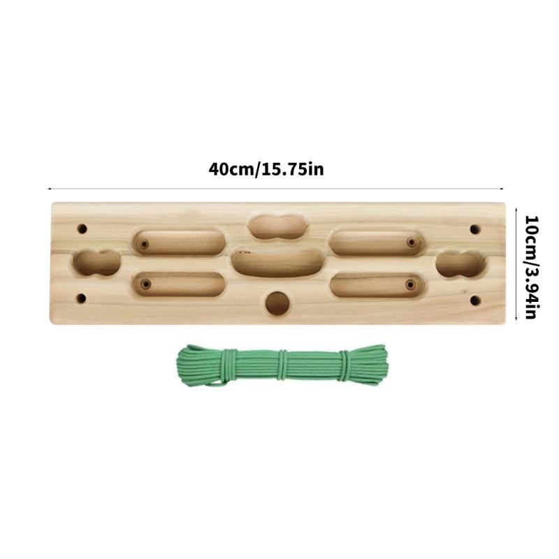 Klettern & Bouldern Trainingsboard Hangs Board Holz Kletter-Fingerboard zum Trainieren von Fingergriff und Klimmzügen