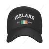 Unisex Baseball Cap Ireland EST Independence Day Wild Sun Shade Peaked Adjustable Outdoor Caps for Unisex Women