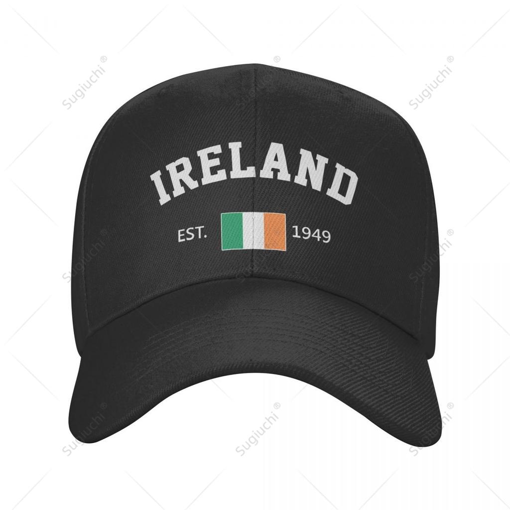 Unisex Baseball Cap Ireland EST Independence Day Wild Sun Shade Peaked Adjustable Outdoor Caps for Unisex Women