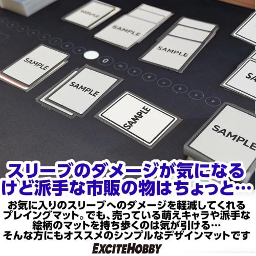 [Featured in Magazines] EXCITEHOBBY Trading Card Playmat, Digimon PSA Rubber Mat, Trading, Simple Design, Non-Slip, Easy Turning, Battlefield, 60cm x