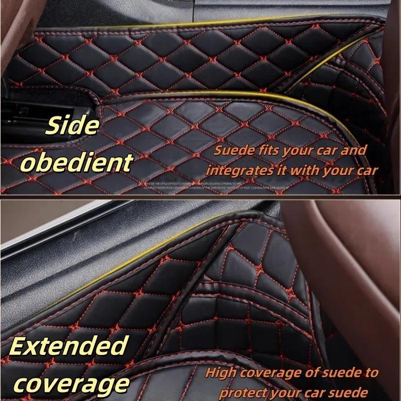 Car Floor Mats With  Leather Suitable For BWM 2Series 3Series 5Series X2 X3 X5 IX3 Car Interior Floor Mat Accessories