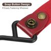 8pcs Leather S Hooks Camping Hook Hanger Multipurpose S-Shaped Hangers for Outdoor Picnic Hanging Pots Pans Utensils For Kitchen
