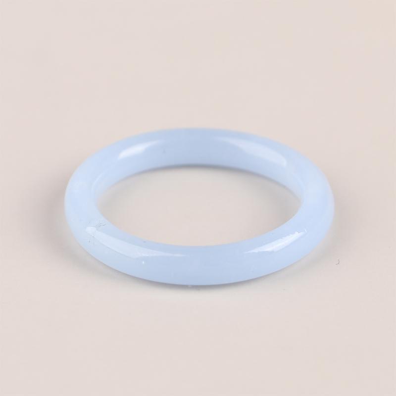 Fashion Non-Fading Vegetarian Ring Imitation Jade Thin Ring For Woman Vintage Jewelry Girls Accessories Gifts
