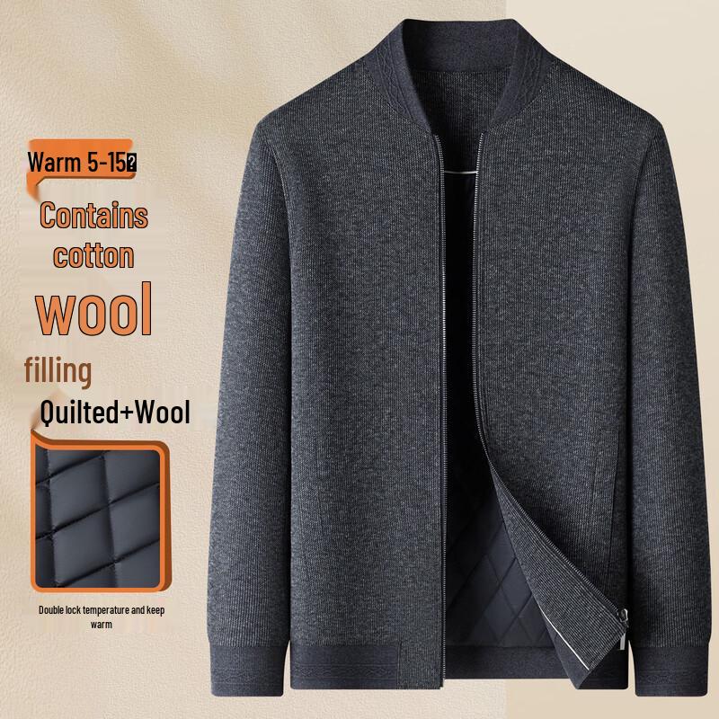 MONTAGUT Men s Wool Blend Business Casual Jacket 52