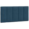 Vidaxl Headboard Cushion, Blue, 100 Cm, Velvety