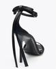 Fashion Elegant Black Bow High Heeled Sandals Women Fashion Cozy Round Toe Ankle Strap Buckle Brand Designer Shoes Sexy Party Dress Shoe