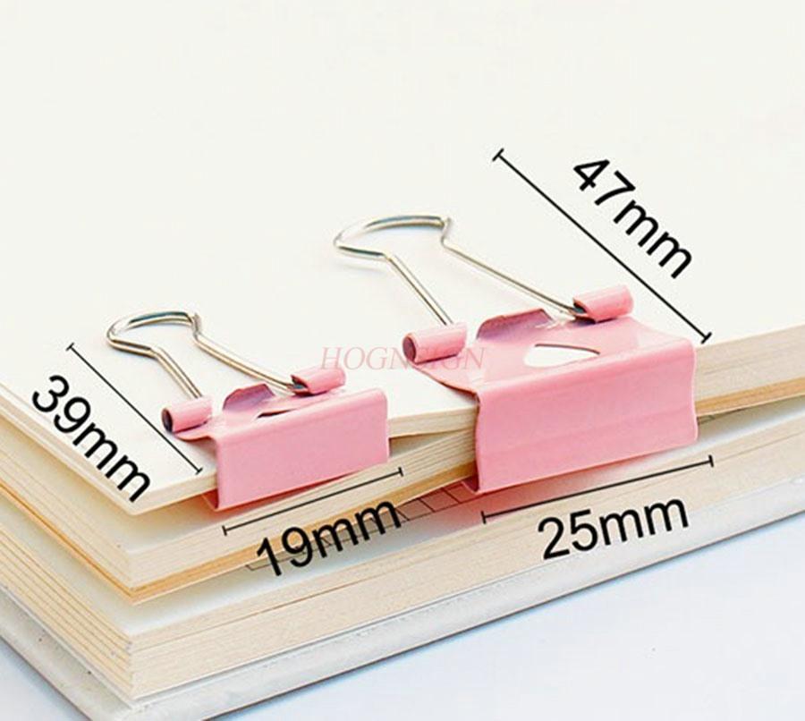 Macaron hollowed out heart-shaped long tail clip,bill book clip, colorful small clip, cute folder, tailcoat clip,