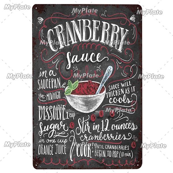 Kitchen Vintage Tin Sign Metal Sign Decorative Plaque Wall Decor Man Cave Club Decoration