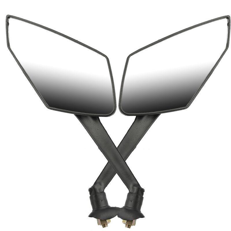 Yuexing Rearview Mirror HJ125T-9-23-10: Compatible with Haojue Yingzuan Motorcycles, Meets National IV Emission Standards.