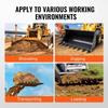 Bucket Tooth Bar, 66'', Heavy Duty Tractor Bucket 8 Teeth Bar for Loader Tractor Skidsteer, 4560 Lbs Load-Bearing Capacity Bolt On Design, for