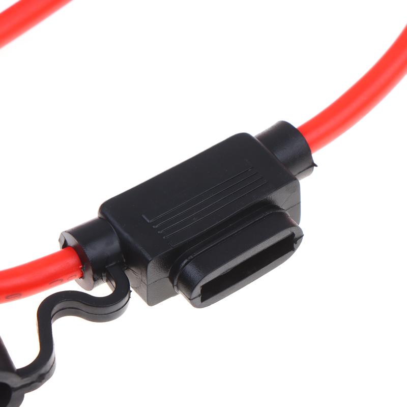 In Line Automotive Fuse Socket Mini Blade Waterproof Fuse Holder Splash-Proof 32V 50A With Fuse Blade Disconnect Switch Socket