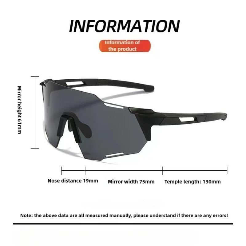 Pochromic Cycling Sunglasses Outdoor Sports Goggles Road Bike UV400 Bicycle Men Women Windproof Sun Glasses