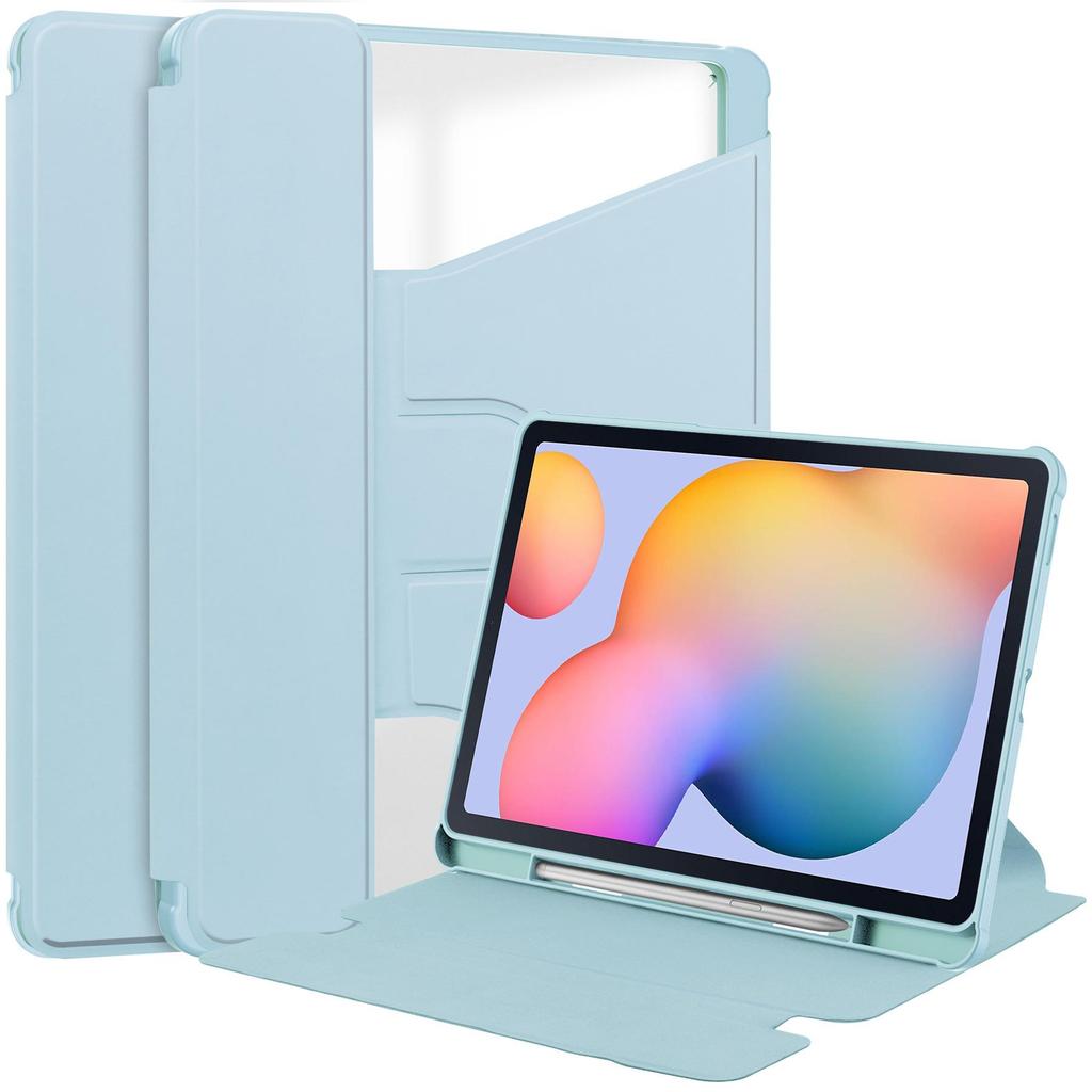 Compatible with Samsung Tab S10 Ultra: 360° Rotating Bluetooth Keyboard Protective Case.
