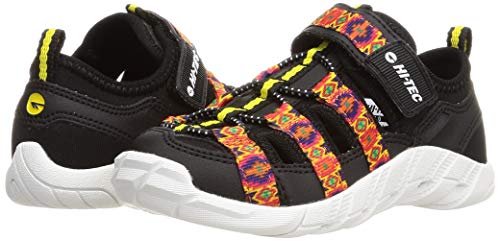 Hi-Tec Helms Kids Water Shoes, Black/Multi, 17.0 cm, 2E