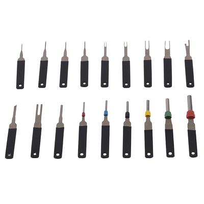 Nowy 18-częściowy zestaw narzędzi do usuwania terminali, wyciągacze pinów złączy zaciskanych do okablowania elektrycznego samochodu