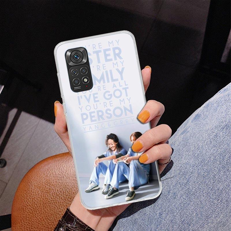 Greys Anatomy Person Phnoe Case for Phnoe Case for Xiaomi Redmi Note 15 14 14S 13 Pro Plus 12 12S 11S 11E 10S 10 11T 5G Unique C
