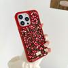 Luxury Colorful Stone Phone Case IPhone 14 Pro Max Bling Rhinestone Full Body Protective Soft TPU Cover