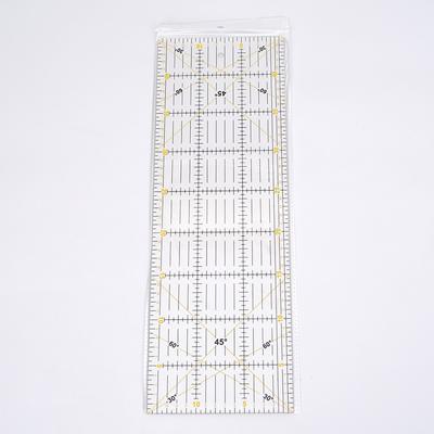 DIY Acryl Patchwork Lineal, Kleidung Vertikal-Lineal Nählineal, Stoffschneidewerkzeug Werkzeug Nählineal