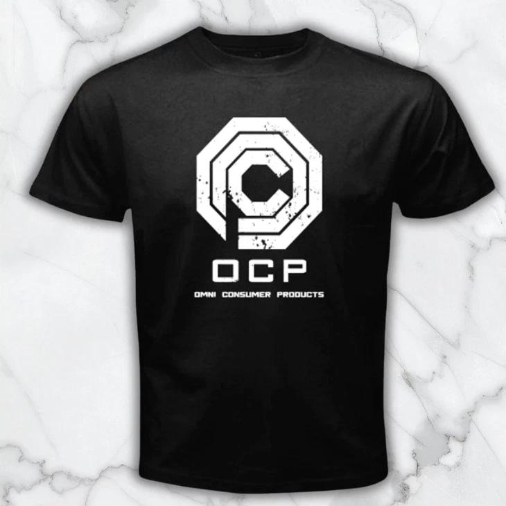 OCP Omni Consumer Products Men s Black Graphic T Shirt Freeships XXL