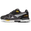 Mirage Mox Prism Fabric Layered Leather Comfortable Low-Top Lifestyle Sneakers Unisex Sneakers Black Gray White 380512-02