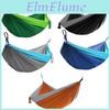 Double Nylon Hammock With Parachute Fabric For Outdoor Camping And Portable Use