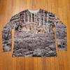 Get A Life XL Woodland Wolves All-over Print Long Sleeve Shirt Forest Pattern