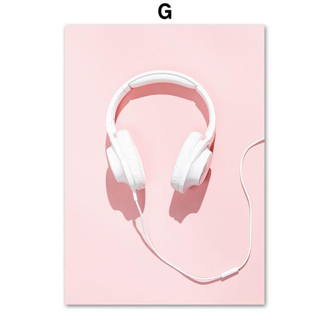 Profumo di rosa rosa, auto, bicicletta, telefono, citazione, arte murale, pittura su tela, poster e stampe nordici, quadri da parete per l'arredamento del soggiorno