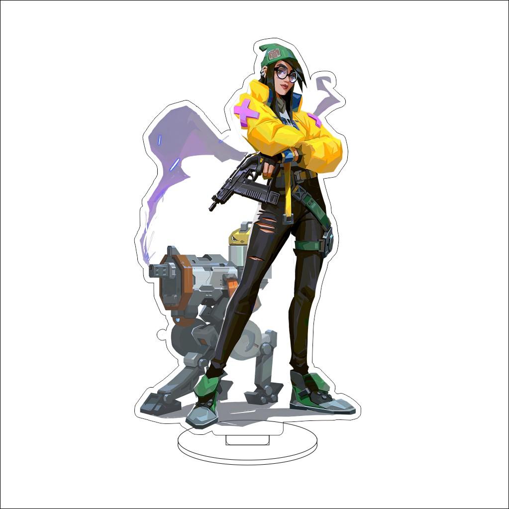 16CM VALORANT Acrylic Stand Model Waylay/Tejo/Clove/Vyse/Deadlock Figure Stand Halloween Gifts