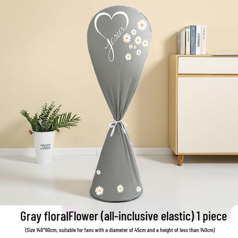 Universal Dustproof Slip-On Electric Fan Cover for Floor-Standing Fans