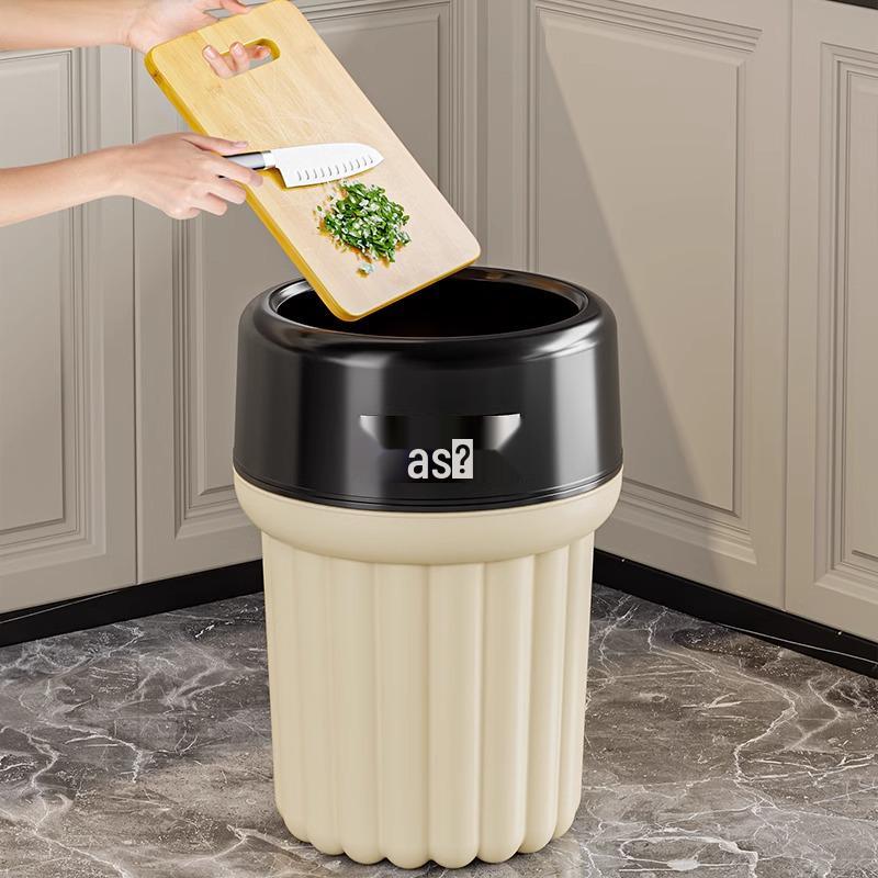 Luxury Large Capacity Trash Can for Home, Kitchen, Office & Bathroom - 2025 Model