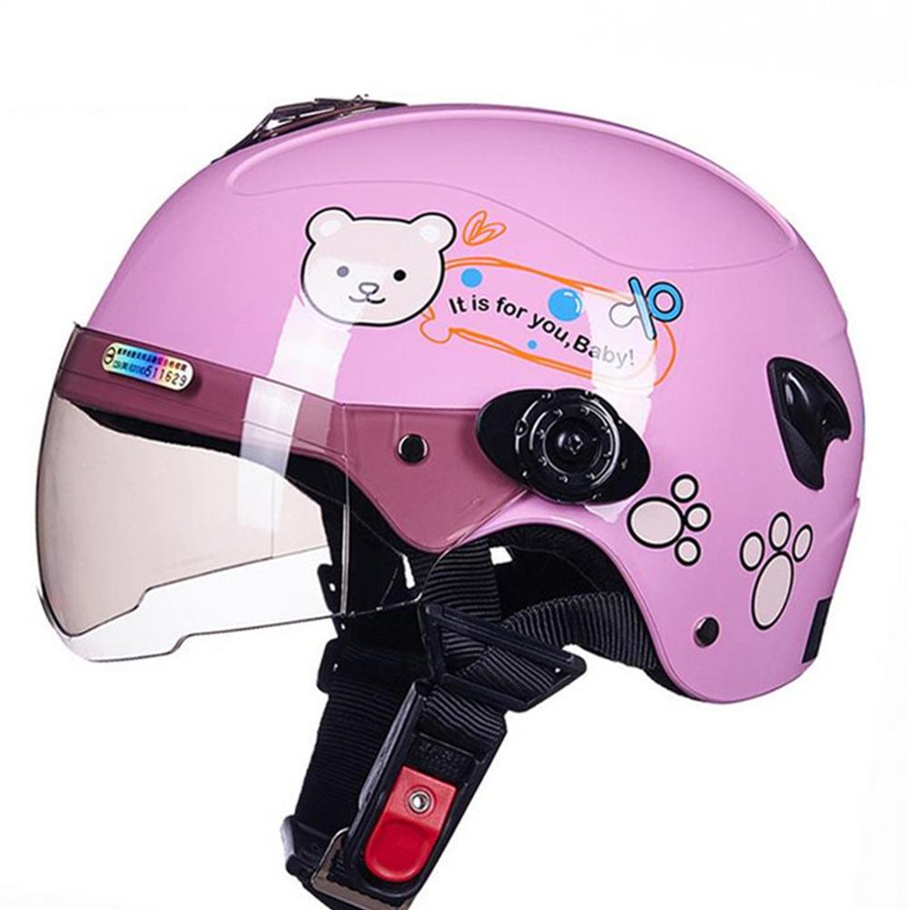 Caschi Elettrici per Bicicletta Scooter Bambini per Ragazze Ragazzi Sicurezza Sportivi Caschi da Ciclismo Protettore Casco da Moto