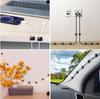 40Pcs R-Type Self-Viscous Cable Fixed Clip Data Line Storage Car Desktop Office Cable Fixed Device Multifunctional Cable Wire
