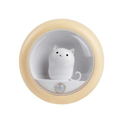 Catland Senzor de Mișcare USB Lumină de Cameră Drăguță Ajustabilă Elegantă de Interior cu Ușor Potrivit pentru și Living Lumină de Zi 1 Bucată Lumină, LED, Reîncărcabilă,