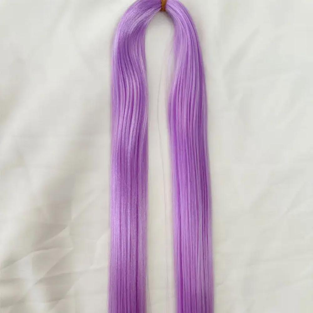 80cm/40g Colorful Series Japan Milk-Silk Doll Hair Wig DIY Repair Decor Toy Sewing Doll Wig Hair Hairline