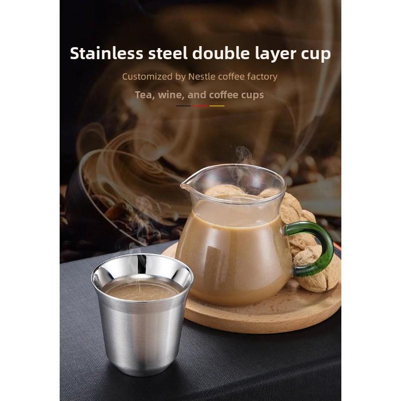 Double-layer Stainless Steel 304 Children's Cup for Keeping Hot Beverages Warm - Coffee Cup, Tea Cup, Wine Cup
