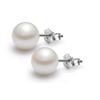 Earrings Veile Studios Pearl Round White Simulated Shell