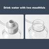 1000ml Sports Water Bottle with Handle Large Capacity Leak-proof Shaker Cup Portable Drinkware Transparent Outdoor Running Cycling Travel