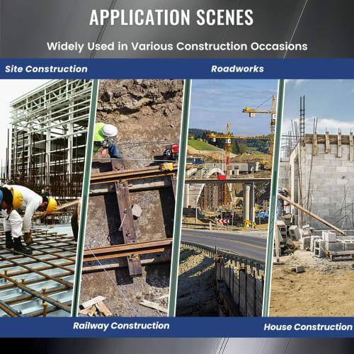 Huanyu RB-16 Electric Rebar Bender, 4-16mm, Portable Bender, 0-130 Bending, Hydraulic Tool for Copper, Carbon Steel, Round Bar, Threaded Steel, Etc.