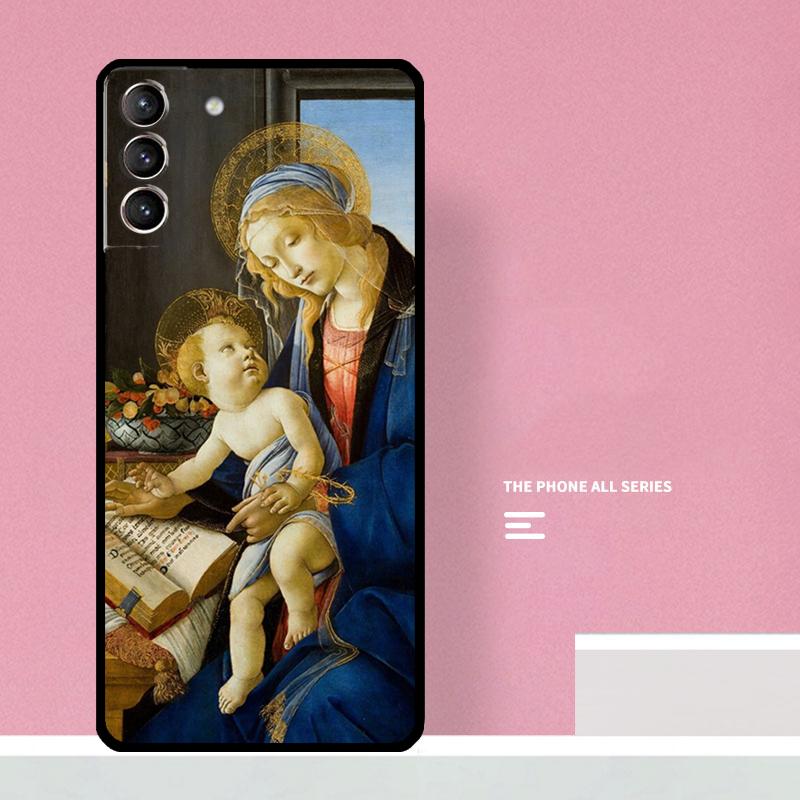 Virgin Mary And Jesus Phone Case For Samsung Galaxy S24 S26 Ultra S20 S21 S22 S23 S25 Plus S10 S25 FE Cover Coque